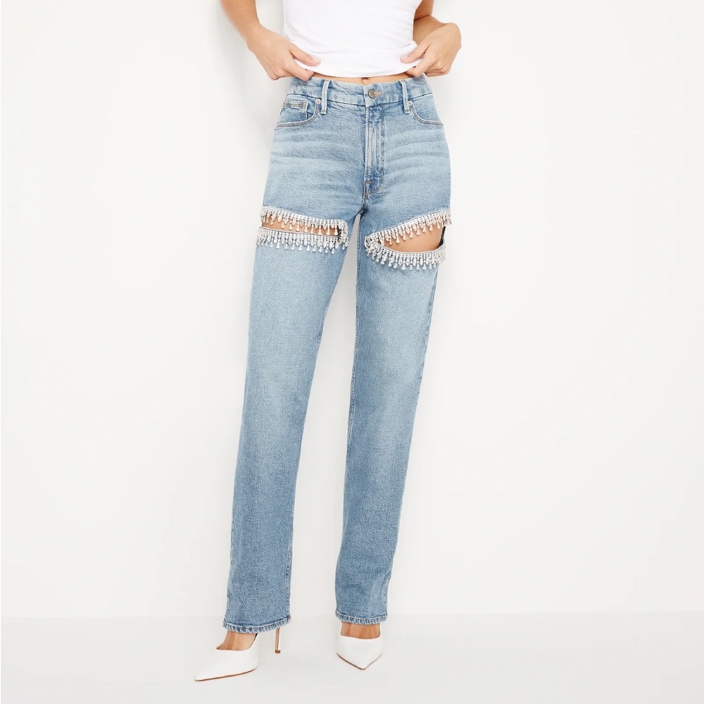GOOD ICON STRAIGHT DIAMOND JEANS NWT Size 2
